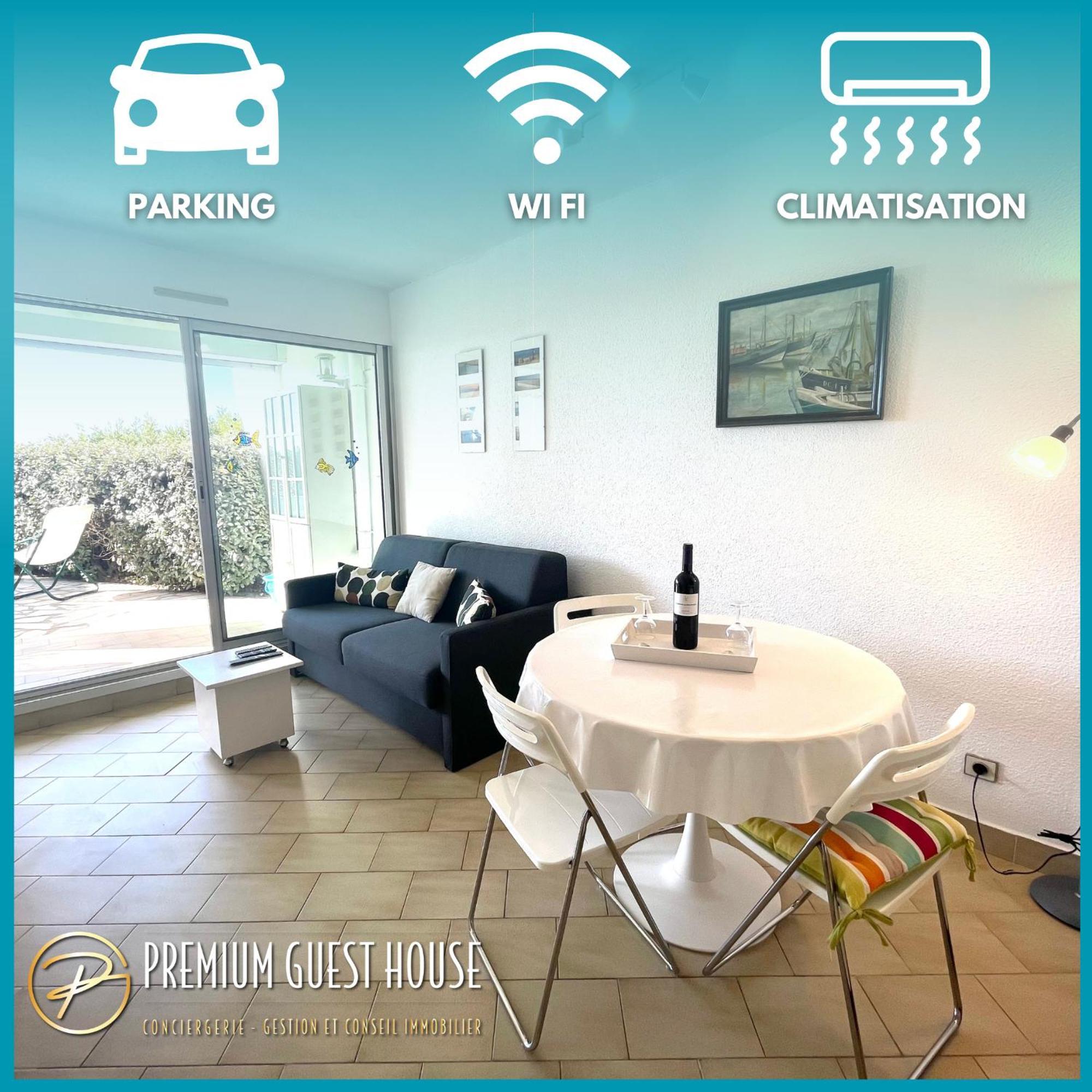 Apartmán Pgh N26 - Premiere Ligne, Jardin Et Parking Prive La Grande Motte Exteriér fotografie